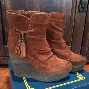 Sbicca Wedge Booties